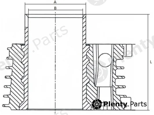 Metal Leve C9823 — Cylinder Sleeve