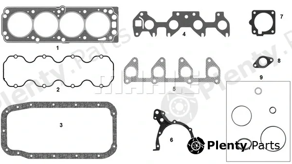 Metal Leve JRM-9124/4 — Full Gasket Kit, engine