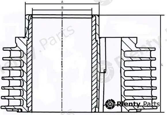 Metal Leve C9816 — Cylinder Sleeve