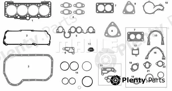 Metal Leve JRM-2436/4 — Full Gasket Kit, engine