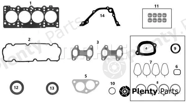 Metal Leve JRM-2463/4 — Full Gasket Kit, engine