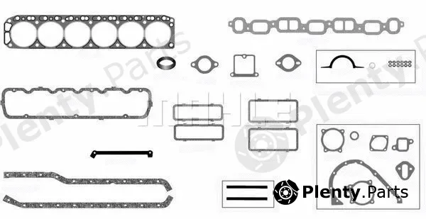 Metal Leve JRM-1107/6 — Full Gasket Kit, engine