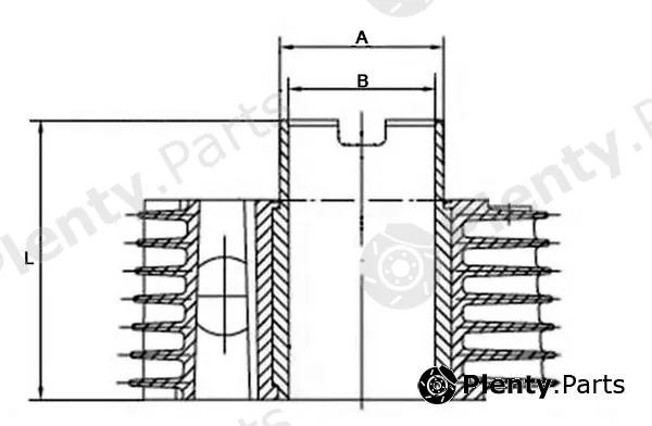 Metal Leve C9809 — Cylinder Sleeve