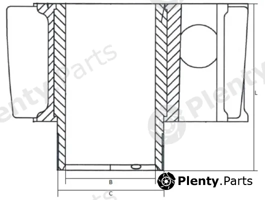 Metal Leve C9867 — Cylinder Sleeve