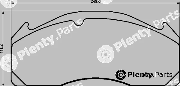 Cobreq N-1503 — Brake Pad Set, disc brake