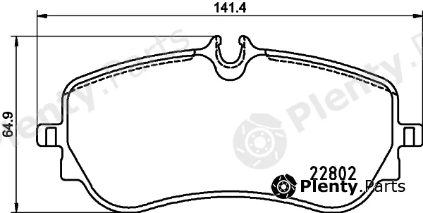 Cobreq N-2099 — Brake Pad Set, disc brake