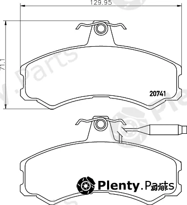 Cobreq N-560 — Brake Pad Set, disc brake