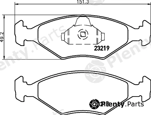 Cobreq N-213 — Brake Pad Set, disc brake