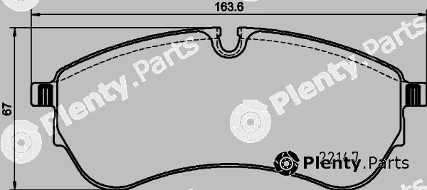 Cobreq N-2101 — Brake Pad Set, disc brake