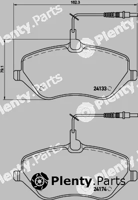 Cobreq N-1197 — Brake Pad Set, disc brake