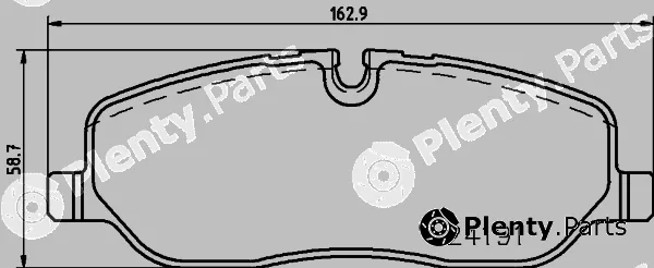 Cobreq N-1493 — Brake Pad Set, disc brake