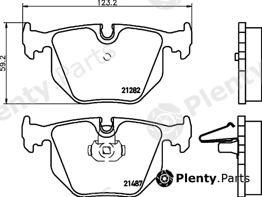 Cobreq N-1262 — Brake Pad Set, disc brake
