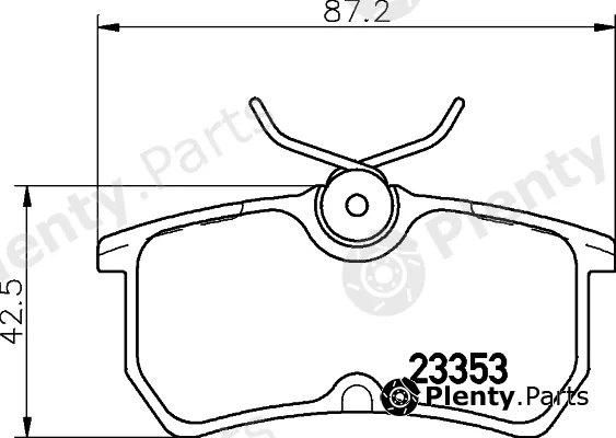 Cobreq N-163 — Brake Pad Set, disc brake