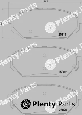 Cobreq N-2063 — Brake Pad Set, disc brake