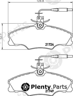 Cobreq N-1113 — Brake Pad Set, disc brake