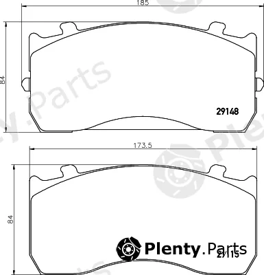 Cobreq N-1505 — Brake Pad Set, disc brake
