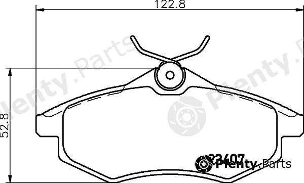 Cobreq N-1171 — Brake Pad Set, disc brake