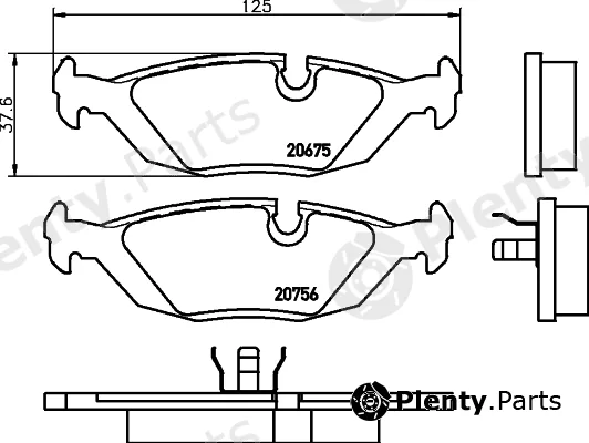 Cobreq N-865 — Brake Pad Set, disc brake