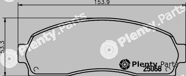 Cobreq N-189 — Brake Pad Set, disc brake