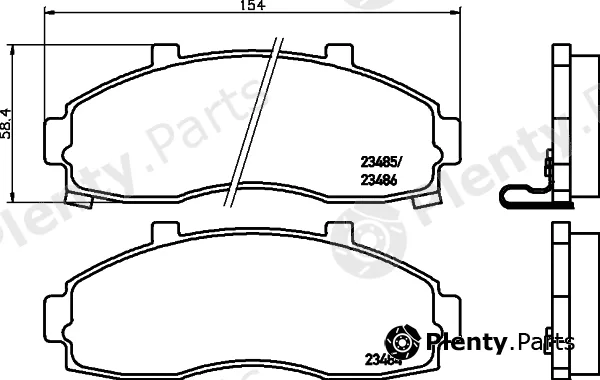 Cobreq N-829 — Brake Pad Set, disc brake