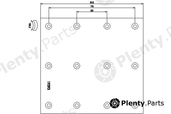 Cobreq 0418 — Brake Lining Kit, drum brake