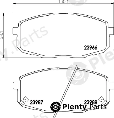 Cobreq N-1247 — Brake Pad Set, disc brake
