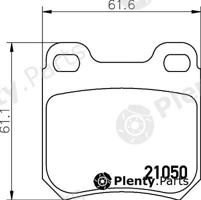 Cobreq N-321 — Brake Pad Set, disc brake