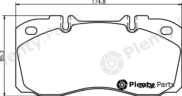 Cobreq N-1507 — Brake Pad Set, disc brake