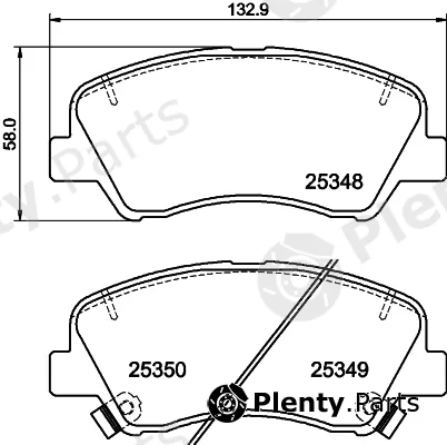 Cobreq N-2257 — Brake Pad Set, disc brake