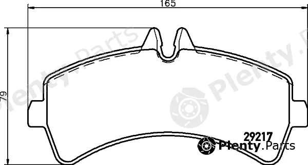 Cobreq N-746 — Brake Pad Set, disc brake
