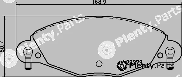 Cobreq N-1173 — Brake Pad Set, disc brake