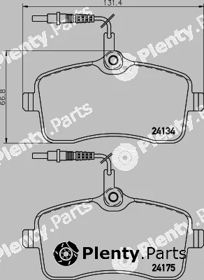 Cobreq N-1195 — Brake Pad Set, disc brake