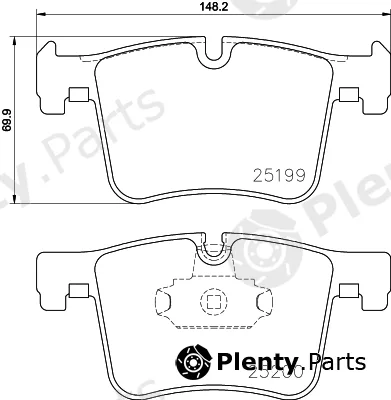 Cobreq N-1728C — Brake Pad Set, disc brake cerâmica