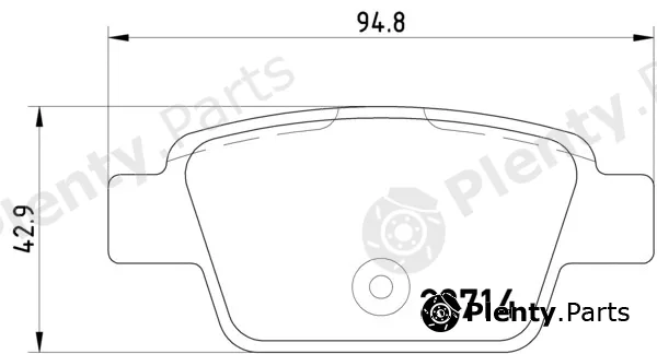 Cobreq N-583 — Brake Pad Set, disc brake