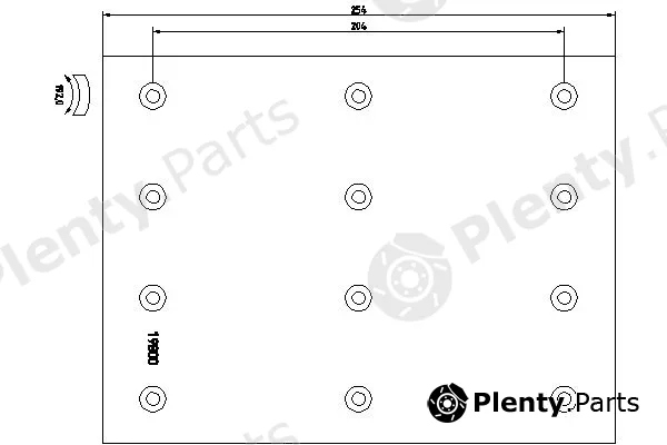 Cobreq 0720T — Brake Lining Kit, drum brake