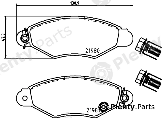 Cobreq N-1156 — Brake Pad Set, disc brake