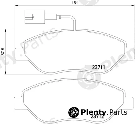 Cobreq N-592 — Brake Pad Set, disc brake