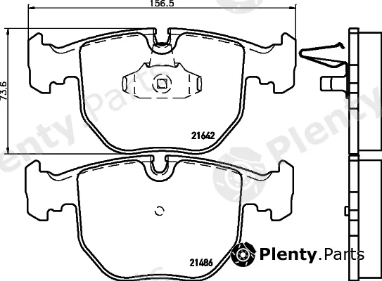 Cobreq N-838 — Brake Pad Set, disc brake