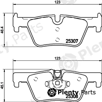 Cobreq N-1732C — Brake Pad Set, disc brake cerâmica