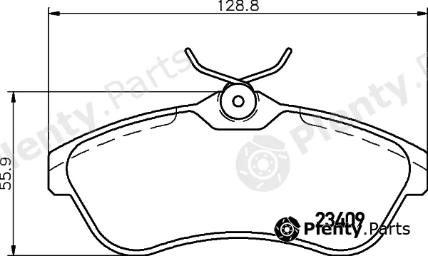 Cobreq N-1164 — Brake Pad Set, disc brake
