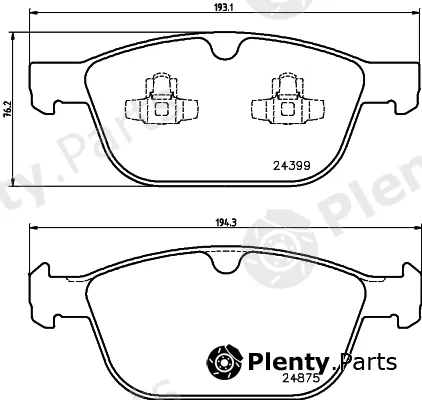 Cobreq N-1762 — Brake Pad Set, disc brake
