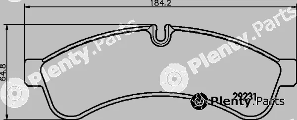 Cobreq N-1283 — Brake Pad Set, disc brake