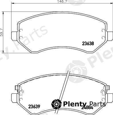 Cobreq N-1441 — Brake Pad Set, disc brake