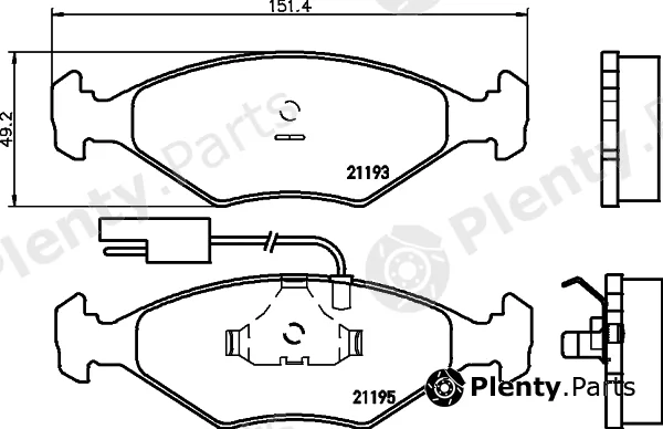 Cobreq N-506 — Brake Pad Set, disc brake