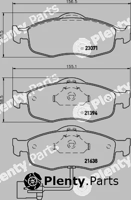 Cobreq N-149 — Brake Pad Set, disc brake