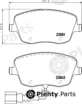 Cobreq N-284 — Brake Pad Set, disc brake