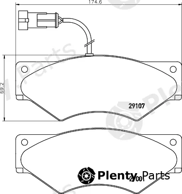 Cobreq N-575 — Brake Pad Set, disc brake
