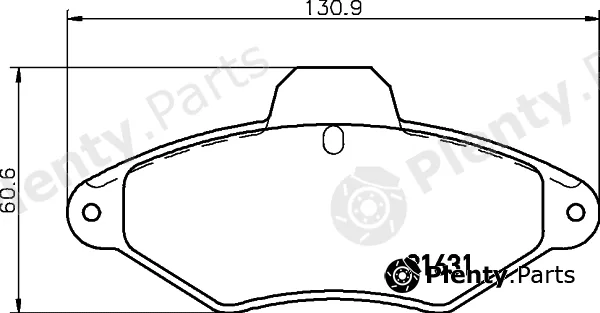 Cobreq N-1102 — Brake Pad Set, disc brake