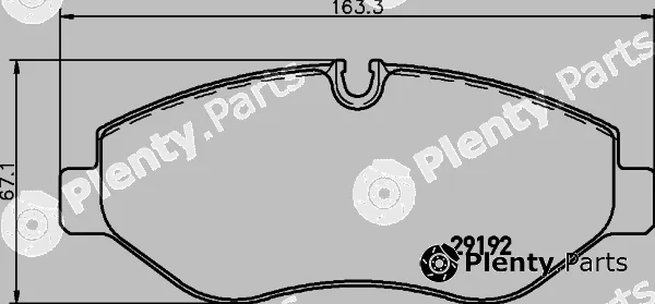 Cobreq N-2055 — Brake Pad Set, disc brake