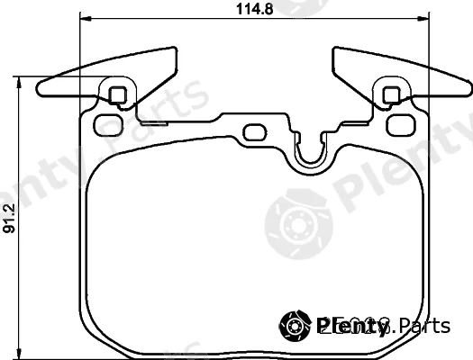Cobreq N-2081 — Brake Pad Set, disc brake